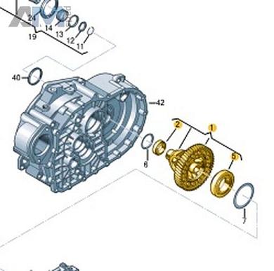 Дифференциал VAG 02M409021BNКупить дифференциал 02M409021BN для Фольксваген/Ауди/Шкода- гарантия наличия
