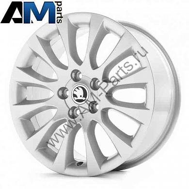 Литой диск колеса 7JX17 ET49 Шкода Суперб 3T0071497B7ZS