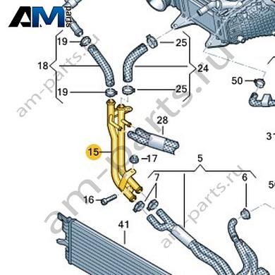 Трубопровод системы охлаждения VAG 04L121194Купить трубопровод системы охлаждения 04L121194 на Фольксваген/Ауди/Шкоду по минимальной цене