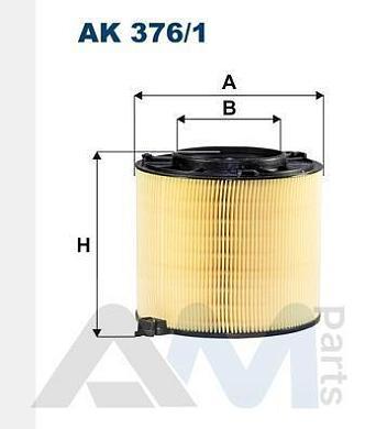 Воздушный фильтр Filtron AK376/1 на Audi A4 (B9) рестайлинг 1.4TFSI (35TFSI)
