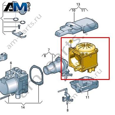 Блок управления приема сигнала автономного отопителя с ДУ VAG 1K0815020HКупить блок управления приема сигнала автономного отопителя с ДУ 1K0815020H для Фольксваген/Ауди/Шкода на выгодных условиях