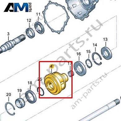Межосевой дифференциал, самоблокирующийся VAG 0CL409751Купить межосевой дифференциал, самоблокирующийся 0CL409751 на Фольксваген/Ауди/Шкоду по минимальной цене