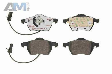 Передние керамические тормозные колодки BREMBO P85085X для Audi A4 (B7) 2005-2009