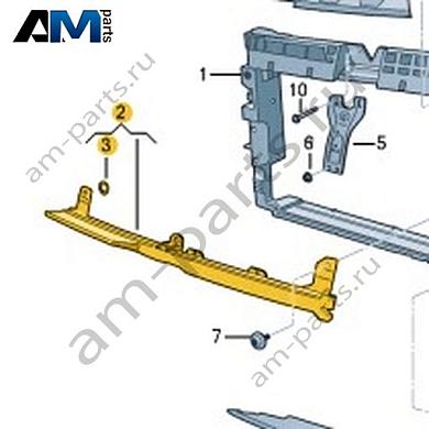 Направляющая VAG 2GJ805705BКупить направляющая 2GJ805705B для Фольксваген/Ауди/Шкода- гарантия наличия