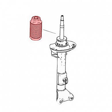 Пыльник стойки A2043230592 Mercedes GLK X204 (2012-2015)