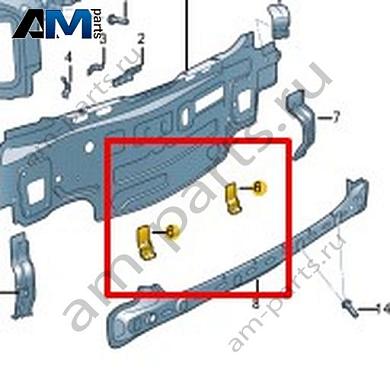 Кронштейн бампера Volkswagen Taigo 2022-2024 2G6813745Купить кронштейн бампера 2G6813745 на Фольксваген Тайго 2022-2024- выгодные цены