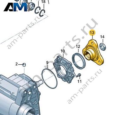 Фланец VAG 0A6409273BКупить фланец 0A6409273B для Фольксваген/Ауди/Шкода на выгодных условиях