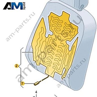Нагревательный элемент спинки сиденья Volkswagen id-Buzz 2023-2024 1T3963557Купить нагревательный элемент спинки сиденья 1T3963557 Фольксваген id-Buzz 2023-2024- выгодные цены