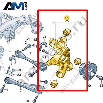 Поворотный кулак Volkswagen id3 2020-2024 1EA505434NКупить поворотный кулак 1EA505434N на Фольксваген id3 2020-2024- выгодные цены