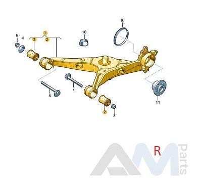 Рычаг подвески для Volkswagen Transporter 7E0501072Купить оригинальный рычаг подвески Volkswagen Transporter 7E0501072- Бесплатная доставка