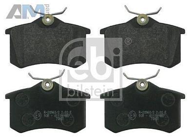 Задние тормозные колодки FEBI 16146  Skoda 3U (2001-2008)