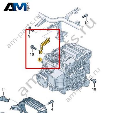 Держатель VAG 1EC819133Купить держатель 1EC819133 на Фольксваген/Ауди/Шкоду- акция
