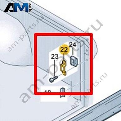 Петля для закрытия откидного борта Volkswagen AMAROK 2013-2016 2H5829903DКупить петлю для закрытия откидного борта 2H5829903D на Фольксваген Амараок 2013-2016 на выгодных условиях