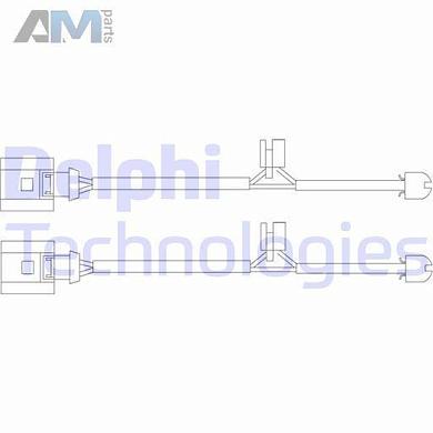 Ремкомплект стояночного тормоза (LZ0200) DELPHI для Porsche Cayenne (2007-2010)