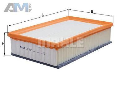 Фильтр воздушный LX3503 (MAHLE) для автомобилей VAG аналог 5Q0129620CОформить заказ на фильтр воздушный LX3503 производства MAHLE для Фольксваген/Ауди/Шкода с доставкой точно в срок