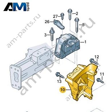 Опора для двигателя VAG 04C199207ADКупить опору для двигателя 04C199207AD Фольксваген/Ауди/Шкода- спец. Цена