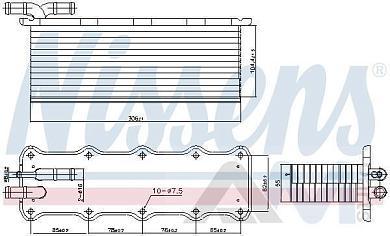 Интеркулер 96318 (NISSENS) для Taos (2020-2023) 1.4TSI