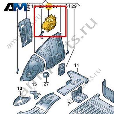 Крепежный кронштейн Volkswagen id3 2020-2024 1EA804352Купить крепежный кронштейн 1EA804352 на Фольксваген id3 2020-2024 по минимальной цене