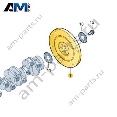 Ведущий диск VAG 04L105327AКупить ведущий диск 04L105327A для Фольксваген/Ауди/Шкода на выгодных условиях