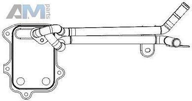 Масляный радиатор MAHLE/KNECHT (CLC188000S) Volkswagen B7 (2010-2016) 1.4TSI