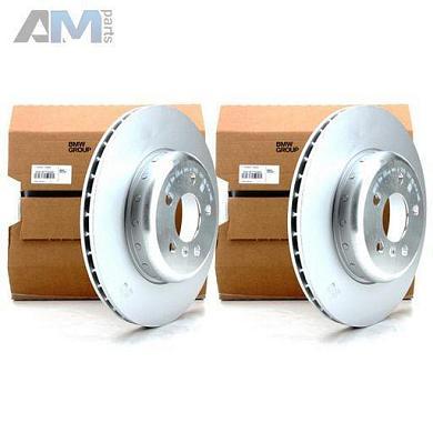 Оригинальные задние тормозные диски 345X24 34206894381 для BMW 5 серии F10 рестайлинг рестайлинг 550iX