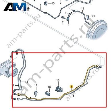Тормозная трубка от переднего к заднему соединителю Volkswagen id-Buzz 2023-2024 1N3614742CКупить тормозную трубку от переднего к заднему соединителю 1N3614742C Фольксваген id-Buzz 2023-2024- бесплатная доставка