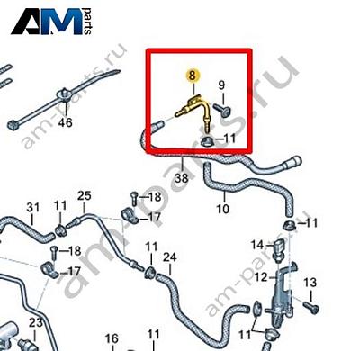 Топливная рампа VAG 07L127503ACКупить топливную рампу 07L127503AC Фольксваген/Ауди/Шкода на выгодных условиях