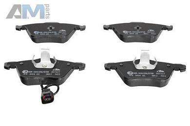 Передние тормозные колодки ATE 13.0460-7227.2 для Volkswagen Scirocco (2008-2017)