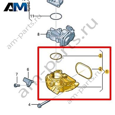 Впускной патрубок VAG 0XW129041Купить впускной патрубок 0XW129041 Фольксваген/Ауди/Шкода- спец. Цена