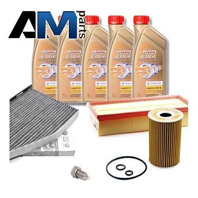 Набор для ТО-1/3 Volkswagen Caddy 2.0 TDI 110/140/170 л.с. (масло Castrol LL3 5W30 504/507)