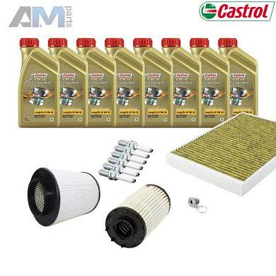 Набор ТО-2/4 Audi A8 55TFSI (масло Castrol LL3 5W30 504/507)