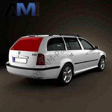 Заднее стекло с обогревом тонированное Октавия А4 (Tour) 1U9845049AB