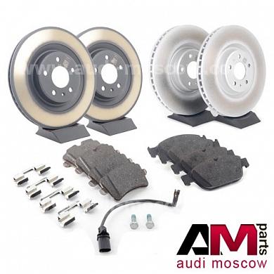 Передние/задние диски и колодки Ауди А6 (С7) RS