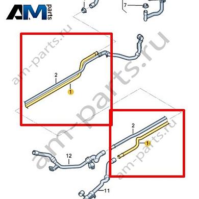 Трубопровод системы охлаждения Volkswagen id3 2020-2024 1EA121064Купить трубопровод системы охлаждения 1EA121064 на Фольксваген id3 2020-2024 по минимальной цене