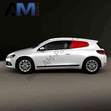 Стекло боковое левое Сирокко 1K8845041QNVB