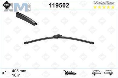 Щетка заднего стеклоочистителя (119502) SWF для Volkswagen Caddy (2010-2020)