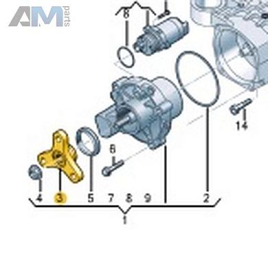 Фланец VAG 02D525289AКупить фланец 02D525289A Фольксваген/Ауди/Шкода по минимальной цене