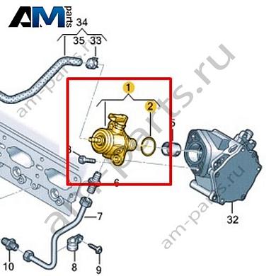 Топливный насос VAG 06L127027Купить топливный насос 06L127027 для Фольксваген/Ауди/Шкода на выгодных условиях