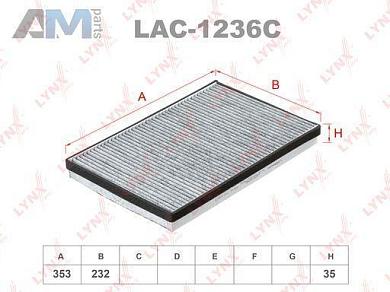 Фильтр салонный угольный LYNX для Crafter 2.5TDI LAC-1236C