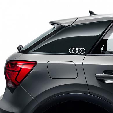 Наклейка на двери AUDI (серебро) Ауди A5 (F5) 2016-2025 8W0064317D