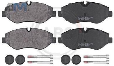 Передние тормозные колодки ABS 37553 на Volkswagen Crafter (2006-2016)