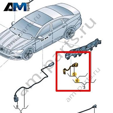 Светодиодный модуль Volkswagen Jetta VII 2020-2024 17A947581DКупить светодиодный модуль 17A947581D для Фольксваген Джетта VII 2020-2024- гарантия наличия