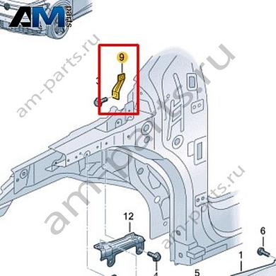 Деформируемый кронштейн Volkswagen id4/id5 2021-2024 11A821430AКупить деформируемый кронштейн 11A821430A для Фольксваген id4/id5 2021-2024- выгодные цены