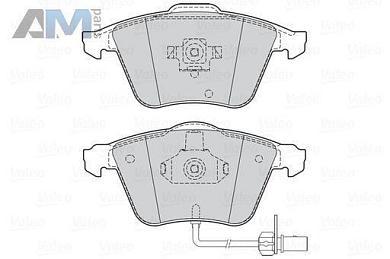 Передние тормозные колодки VALEO 302056 на Audi A6 (С5) 1997-2004