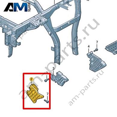 Деформирующийся элемент VAG 11B857889AКупить деформирующийся элемент 11B857889A на Фольксваген/Ауди/Шкоду- минимальная цена