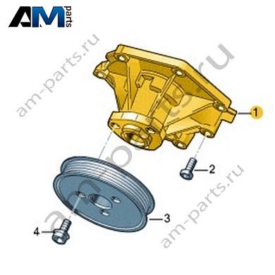 Насос ОЖ VAG 06E121018AXКупить насос ОЖ 06E121018AX на Фольксваген/Ауди/Шкоду на выгодных условиях