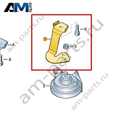 Держатель VAG 1K0951182AAКупить держатель 1K0951182AA для Фольксваген/Ауди/Шкода на выгодных условиях