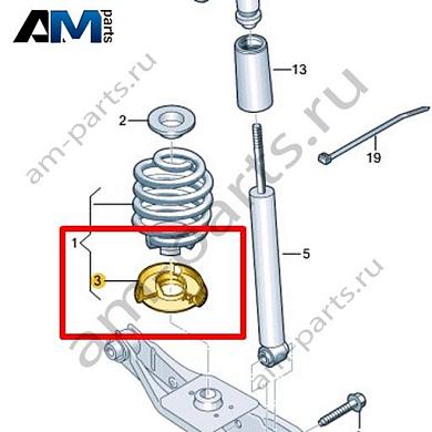 Подкладка Volkswagen id3 2020-2024 1EA512297Купить подкладку 1EA512297 для Фольксваген id3 2020-2024- выгодные цены