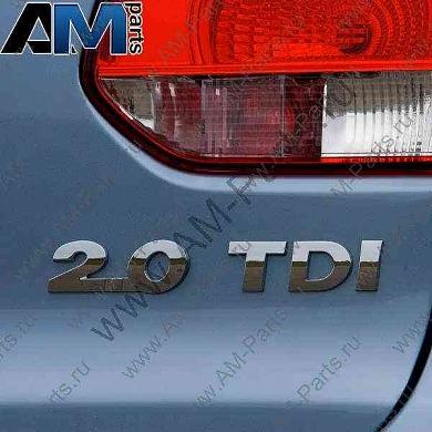 Надпись 2.0 TDI для Сирокко 3AA853675E739