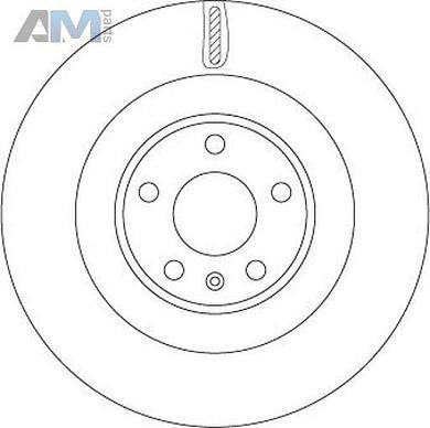 Задние тормозные диски TRW DF6750S на Audi A7 (4K) 2018-2026